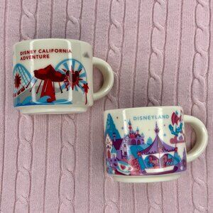 Disney Starbucks ornament You Are Here Mini Mugs